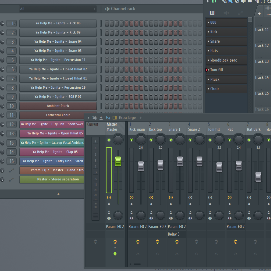 4 FL Studio Songstarter Templates
