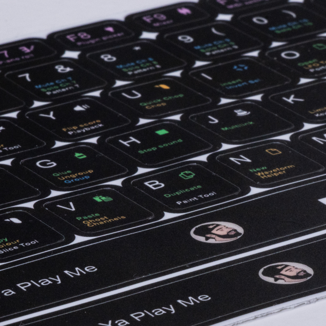 Keyboard Shortcut Stickers - Buy 1 Get 1 Free
