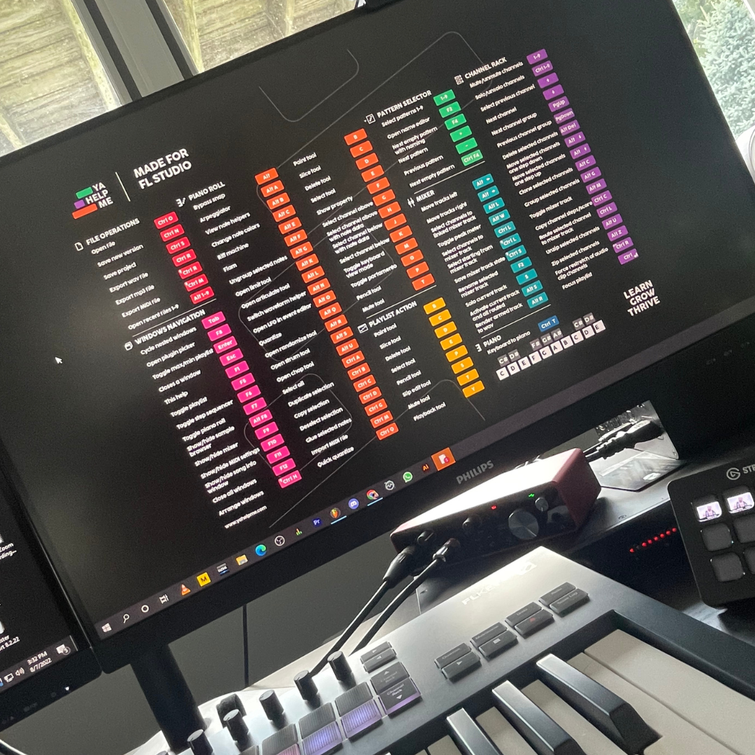 DAW Shortcuts - FL Studio (Mac) Mouse Pad for Sale by