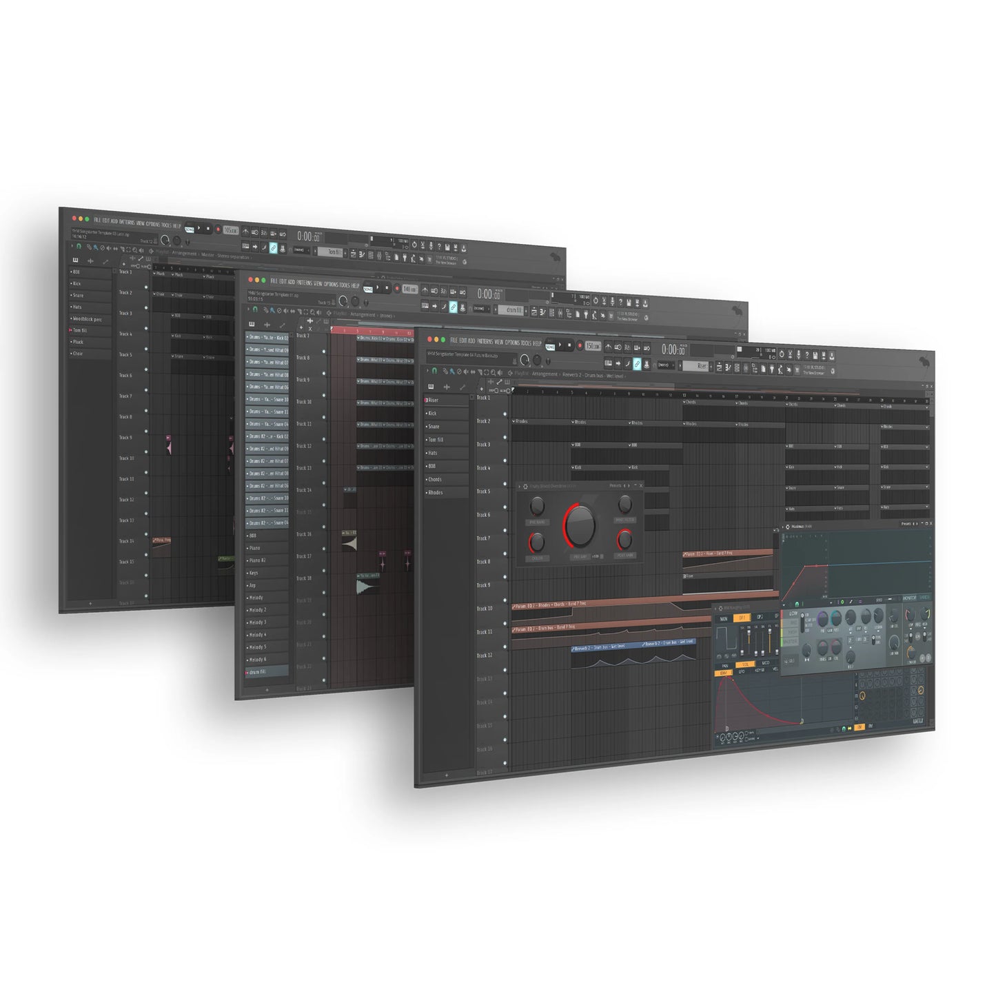 4 FL Studio Songstarter Templates