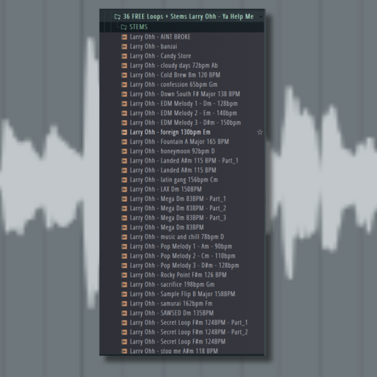 36 Royalty Free Melody Loops + Stems