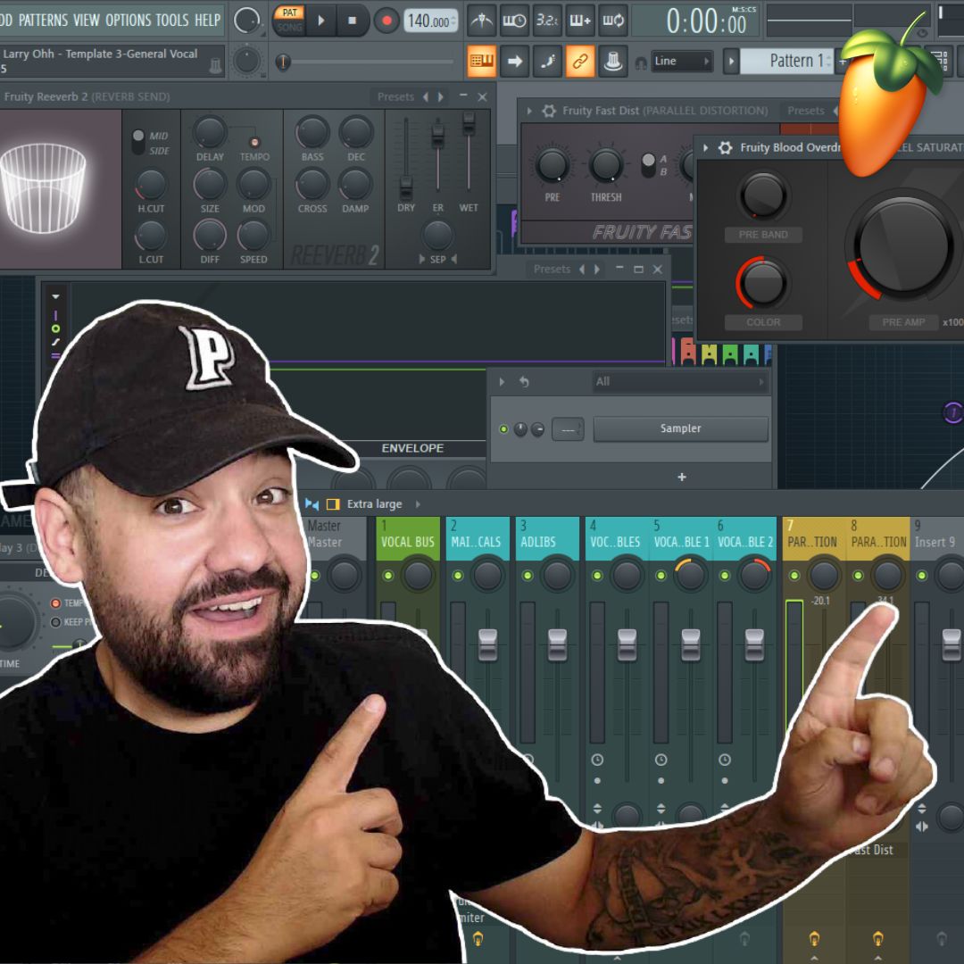 10 Vocal Mixing Templates for FL Studio