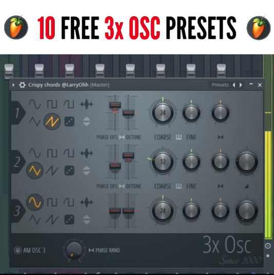 10 FREE 3x OSC Presets (FL Studio)
